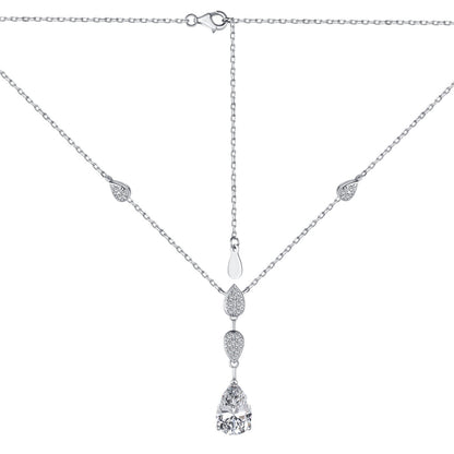 [Polaidi Jewelry]Dazzling Pear Cut Necklace