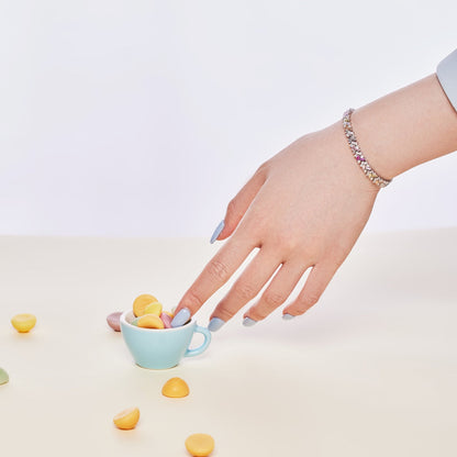[Polaidi Jewelry]Dazzling Unique Multi Shape Daily Bracelet