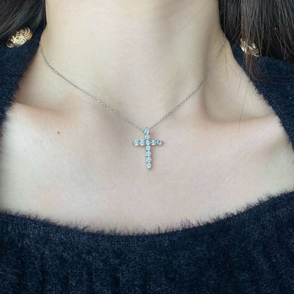 [Polaidi Jewelry]Unique Cross Shape Necklace