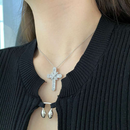 [Polaidi Jewelry]Gypsophila With Dimonds Necklace