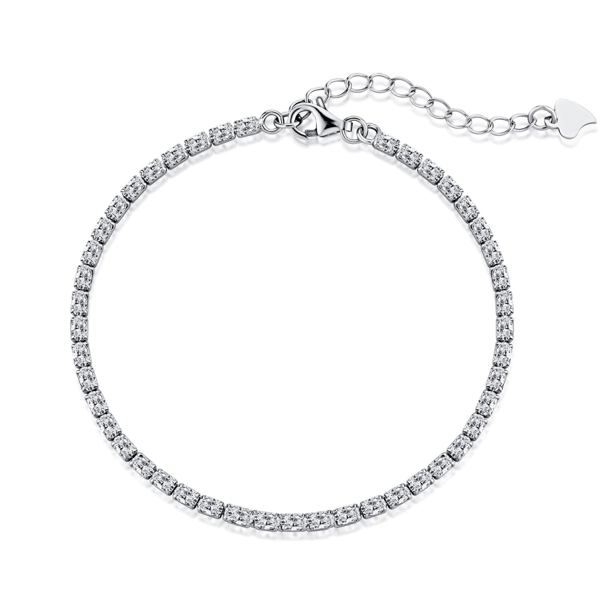 [Polaidi Jewelry]Elegant Emerald Cut Daily Bracelet
