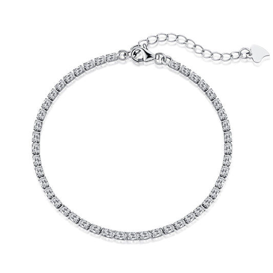 [Polaidi Jewelry]Elegant Emerald Cut Daily Bracelet