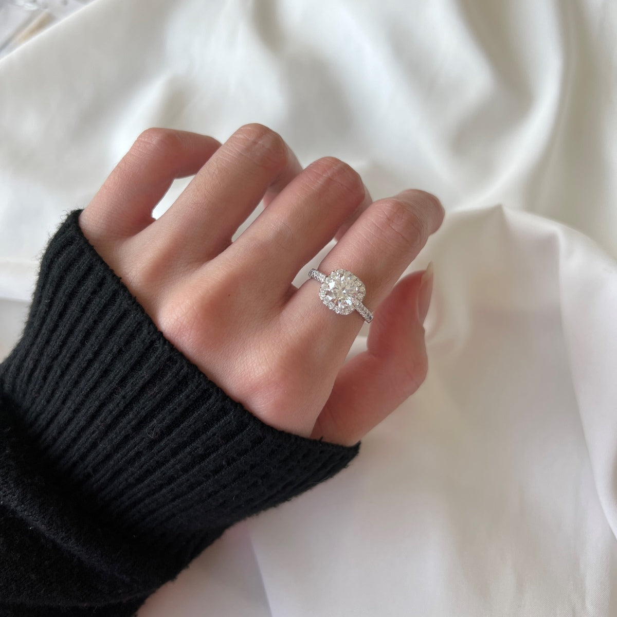 [Polaidi Jewelry]Dazzling Resplendent Round Cut Wedding Ring