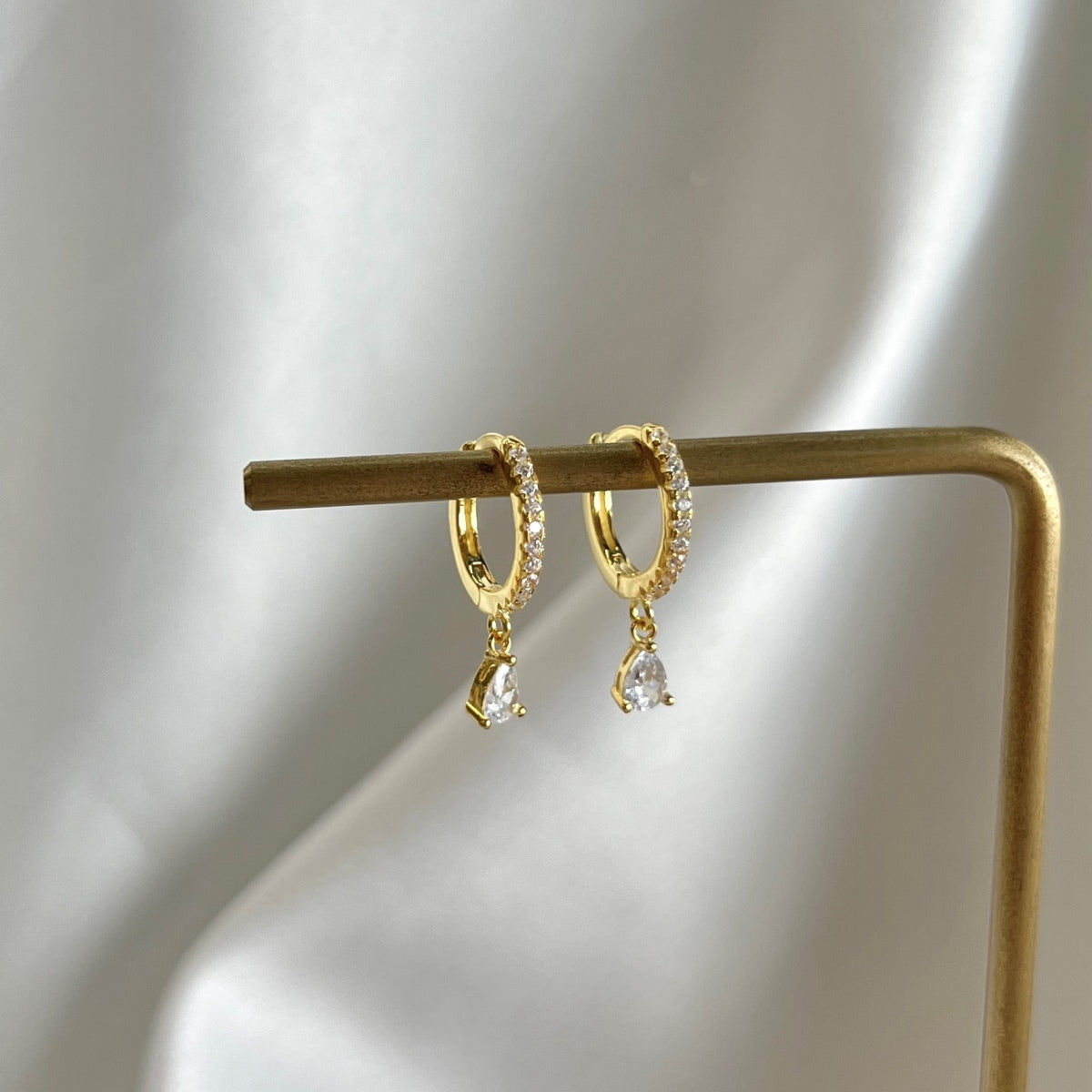 [Polaidi Jewelry]Luxurious Geometric Drop Earrings
