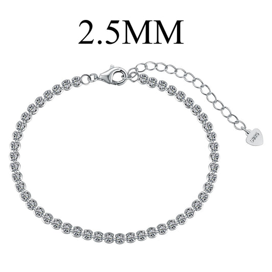 [Polaidi Jewelry]Dazzling Sparkling Round Cut Daily Bracelet