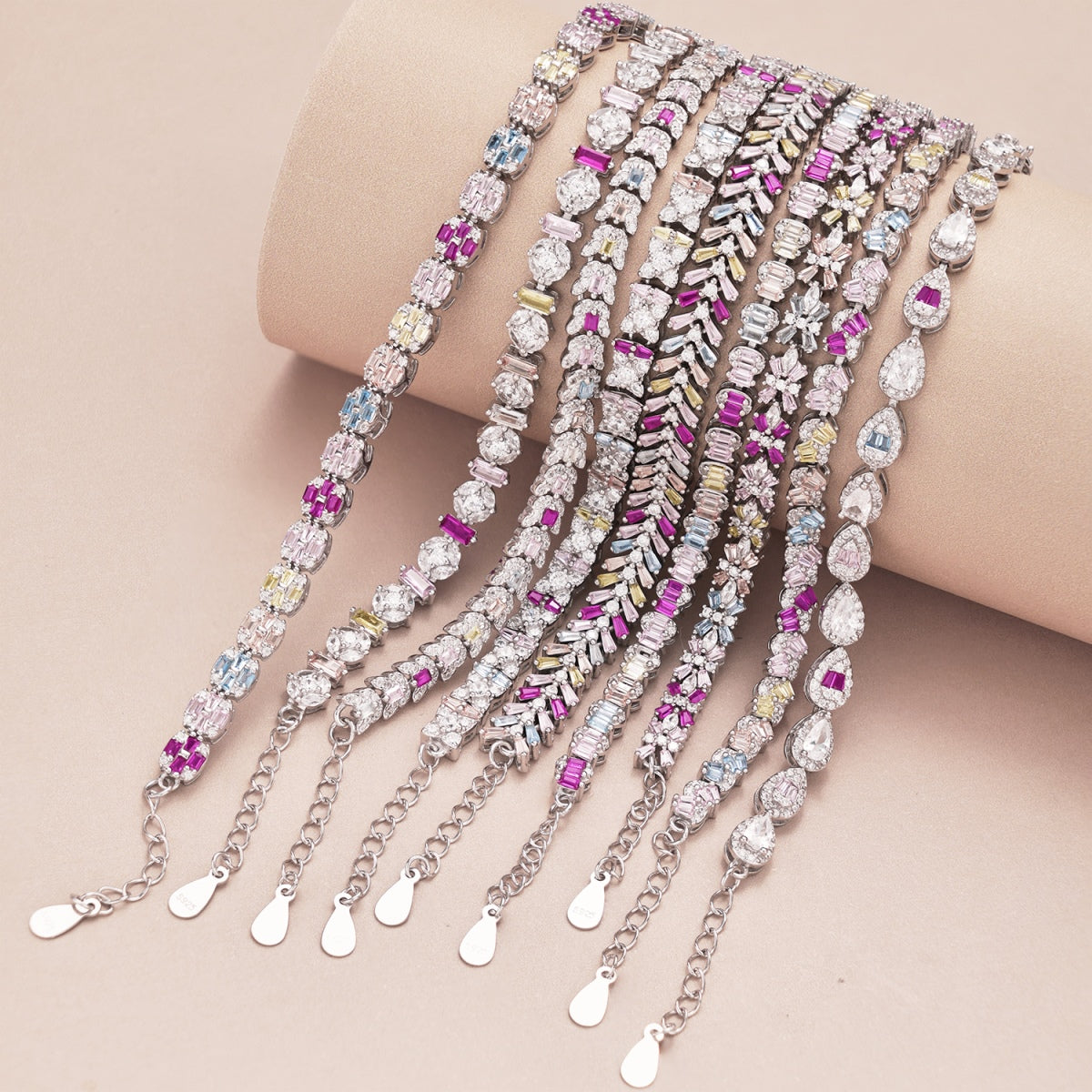 [Polaidi Jewelry]Dainty Radiant Emerald Cut Daily Bracelet