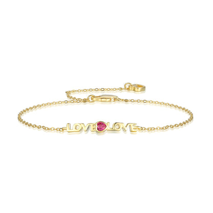 [Polaidi Jewelry]Romantic Heart Shape Lover Bracelet