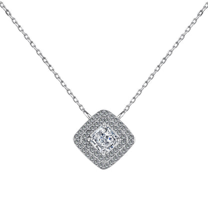 [Polaidi Jewelry]Sparkling Asscher Cut Necklace