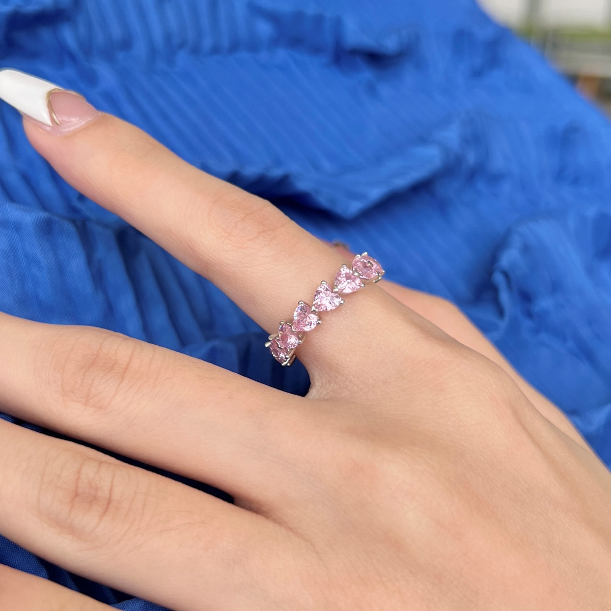 [Polaidi Jewelry]0.25 Carat Radiant Romance Heart Cut Lover Ring