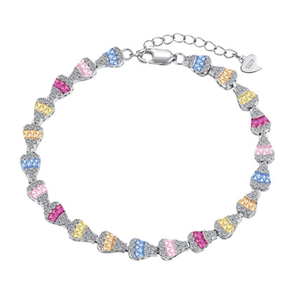 [Polaidi Jewelry]Radiant Water Drop Shape Daily Bracelet