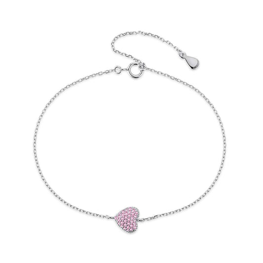 [Polaidi Jewelry]Heart-Shaped Gentle and Versatile Bracelet