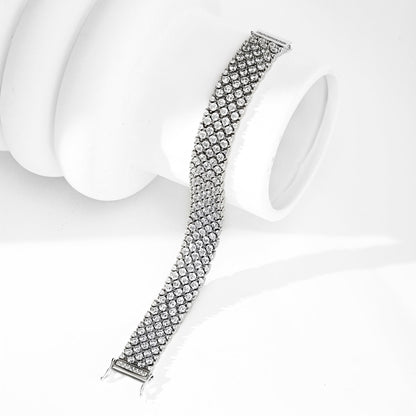 [Polaidi Jewelry]Ornate Elegant Round Cut Party Bracelet