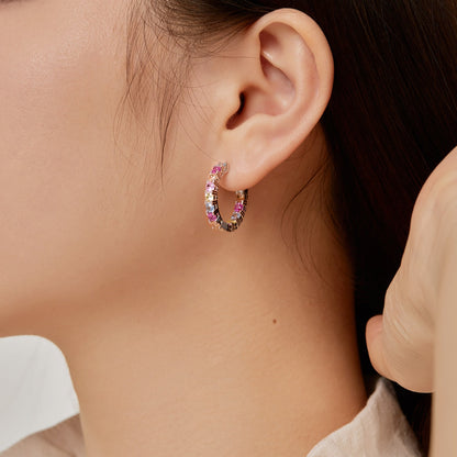 [Polaidi Jewelry]Unique Round Cut Daily Earrings