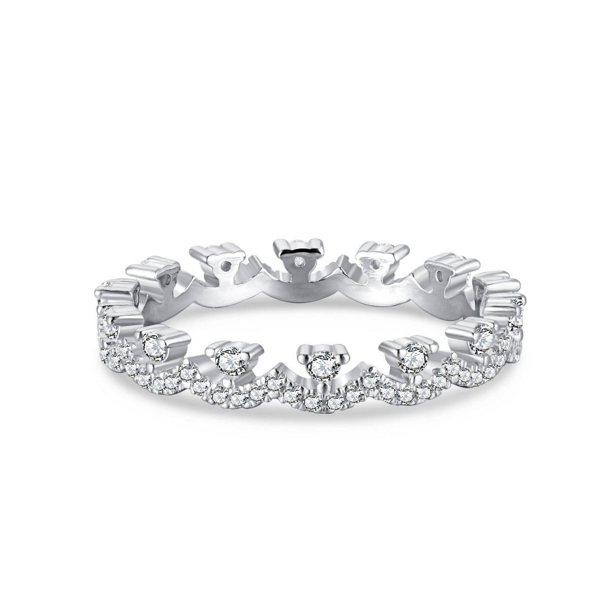 [Polaidi Jewelry]Elegant Resplendent Round Shape Party Ring