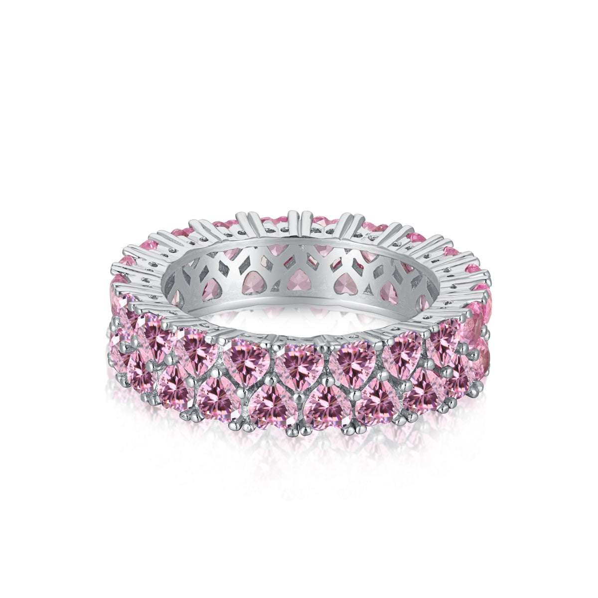 [Polaidi Jewelry]Sparkling Full Heart Ring