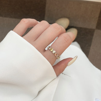 [Polaidi Jewelry]0.25 Carat Radiant Romance Heart Cut Lover Ring
