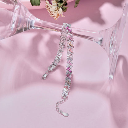 [Polaidi Jewelry]Dazzling Unique Multi Shape Daily Bracelet
