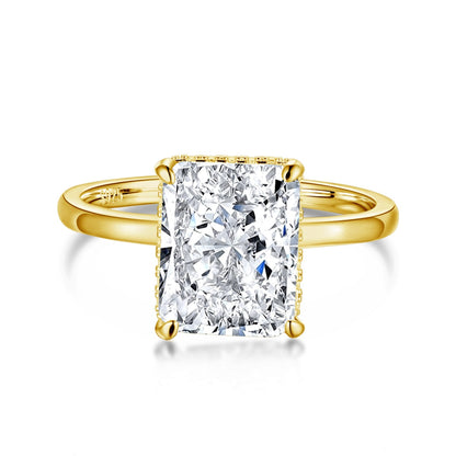 [Polaidi Jewelry]4.0 Carat Ornate Enchanting Radiand Cut Banquet Ring