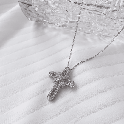 [Polaidi Jewelry]Gypsophila With Dimonds Necklace