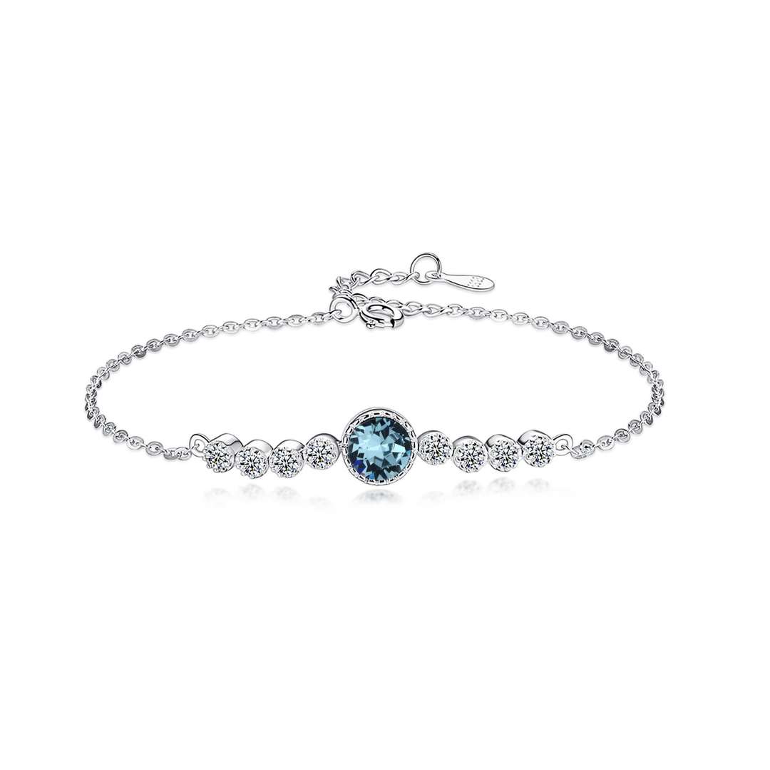 [Polaidi Jewelry]Luxurious Heart Of The Ocean Bracelet