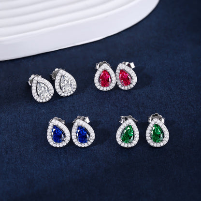 [Polaidi Jewelry]Luxurious Water Drop Shape Earrings