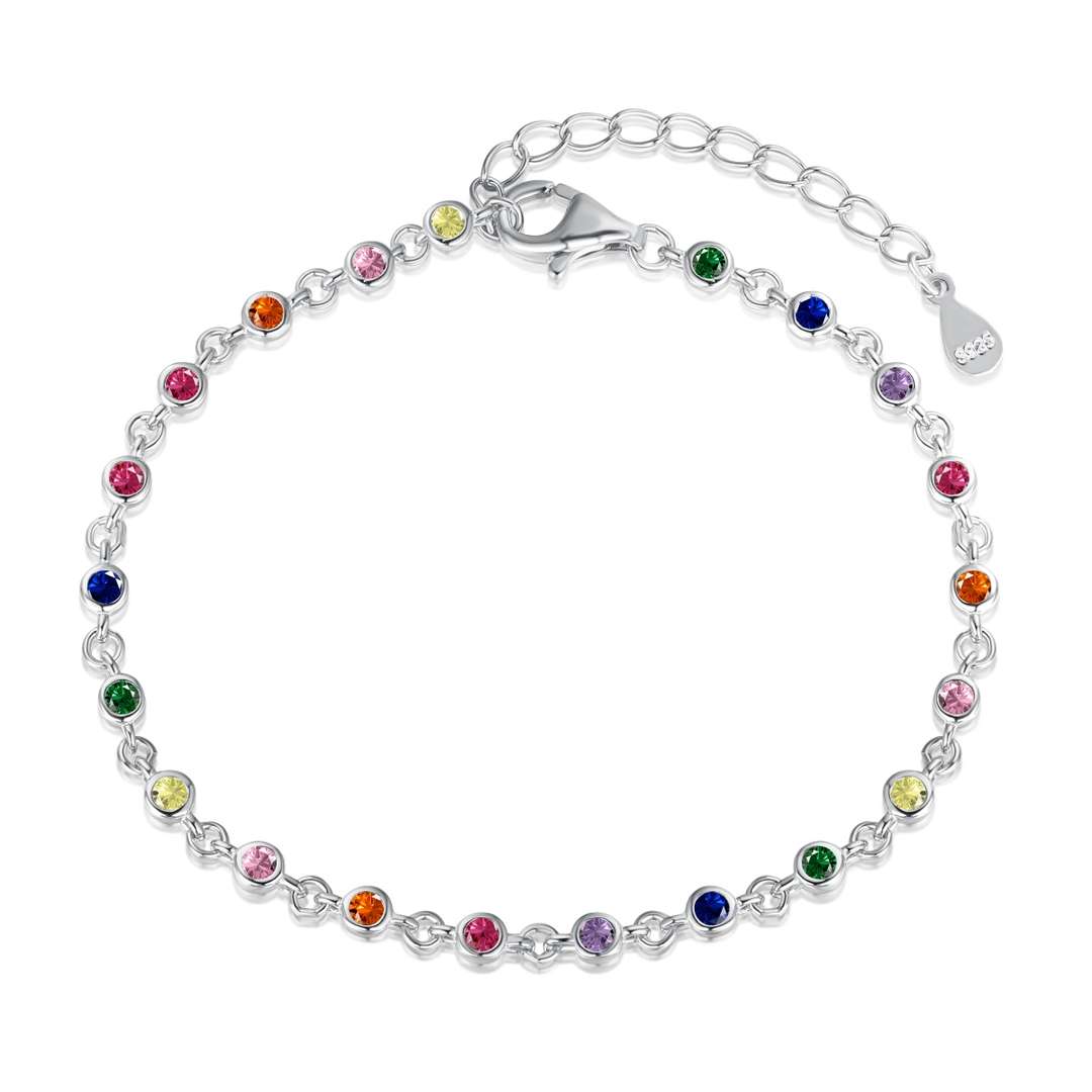 [Polaidi Jewelry]Colorful Bead Array Bracelet