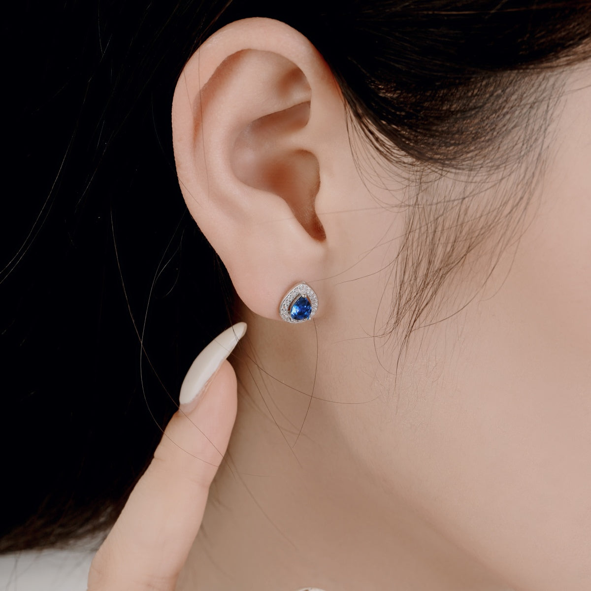 [Polaidi Jewelry]Luxurious Water Drop Shape Earrings