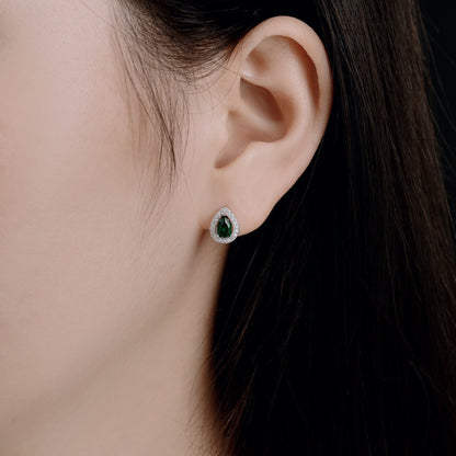 [Polaidi Jewelry]Luxurious Water Drop Shape Earrings