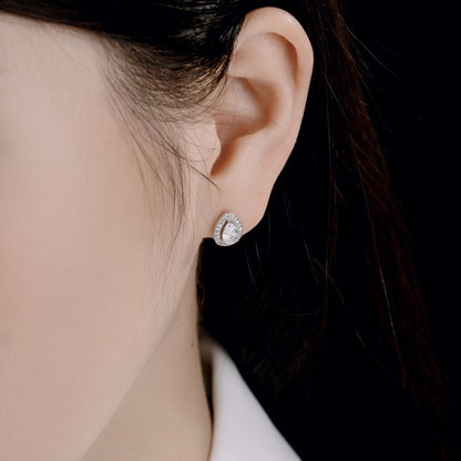 [Polaidi Jewelry]Luxurious Water Drop Shape Earrings