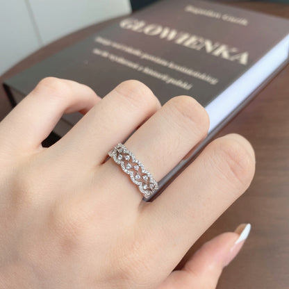 [Polaidi Jewelry]Elegant Resplendent Round Shape Party Ring