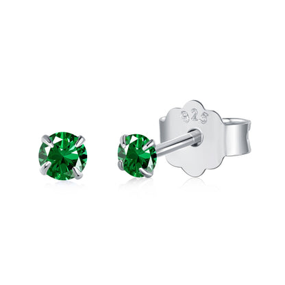 [Polaidi Jewelry]Delicate Solitaire Earrings