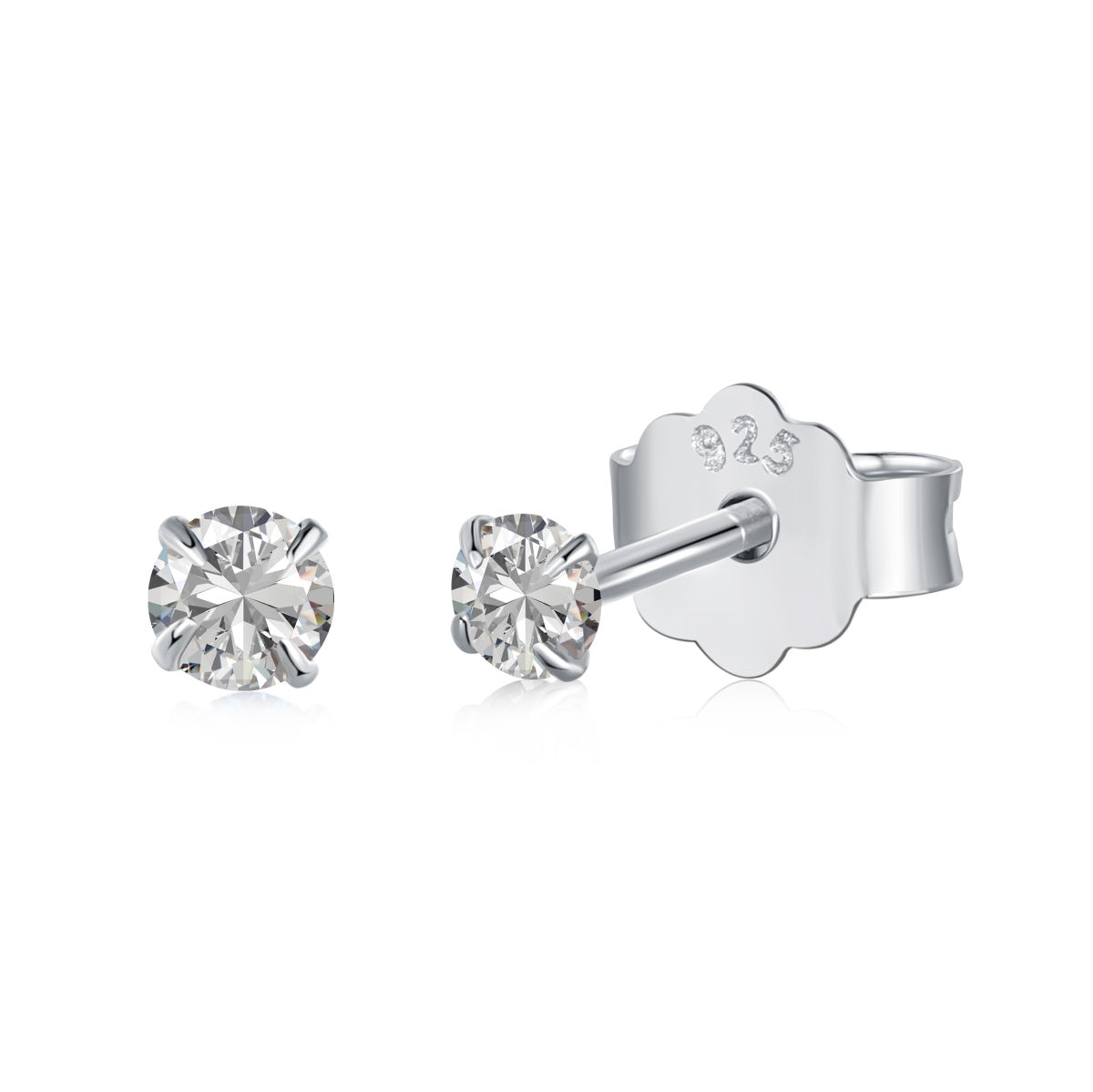 [Polaidi Jewelry]Delicate Solitaire Earrings