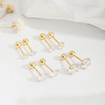 [Polaidi Jewelry]Unique U-Shaped Ear Bone Earrings