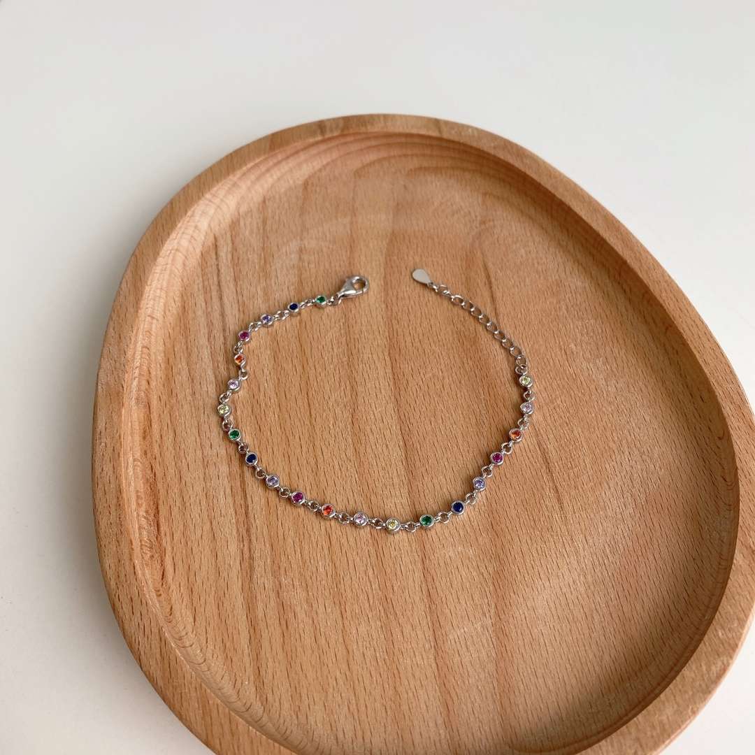 [Polaidi Jewelry]Colorful Bead Array Bracelet