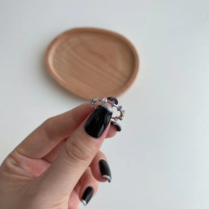 [Polaidi Jewelry]Unique Trapezoid Cut Daily Ring