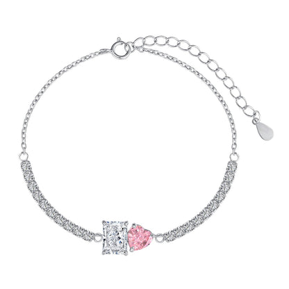 [Polaidi Jewelry]Dazzling Unique Multi Shape Lover Bracelet
