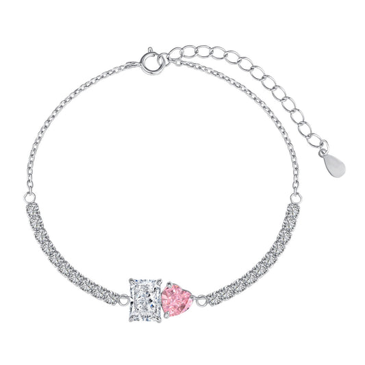 [Polaidi Jewelry]Dazzling Unique Multi Shape Lover Bracelet