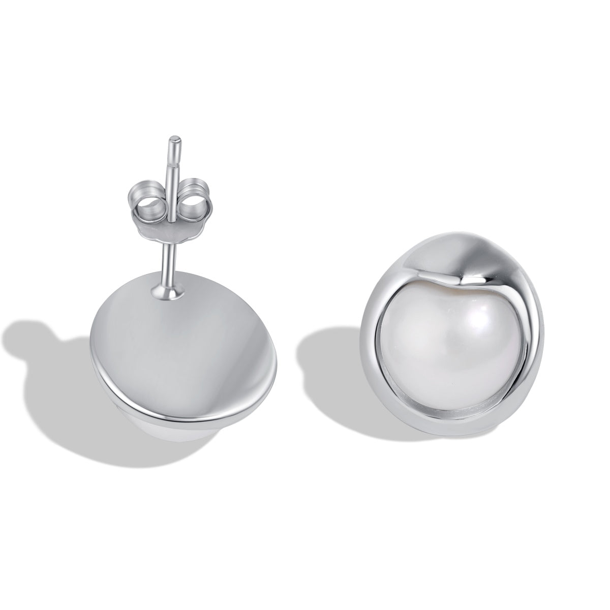 [Polaidi Jewelry]Dainty Bread Pearl Earrings
