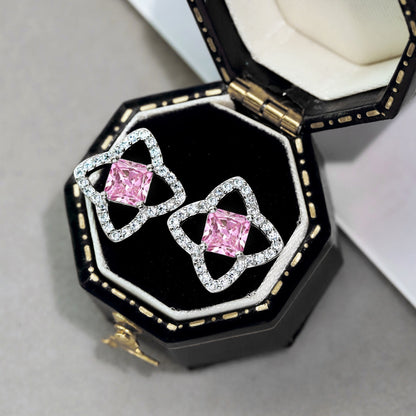 [Polaidi Jewelry]Elegant Star Shape Princess Cut Daily Earrings