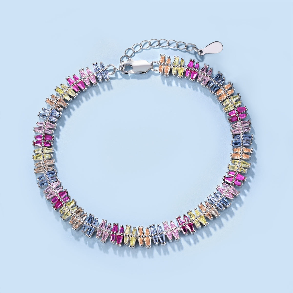 [Polaidi Jewelry]Sparkling Exquisite Multi Cut Party Bracelet