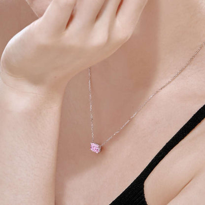 [Polaidi Jewelry]Luxurious Square Shape Colorful Necalack