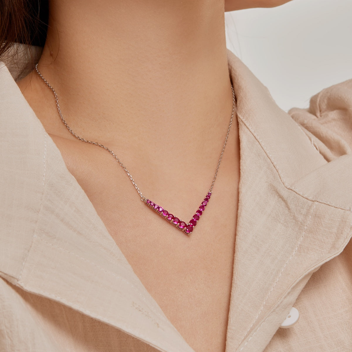 [Polaidi Jewelry]Ornate Round Cut Necklace