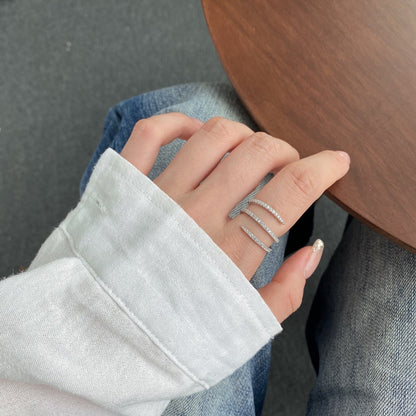 [Polaidi Jewelry]Unique Vibrant Entangle Daily Ring