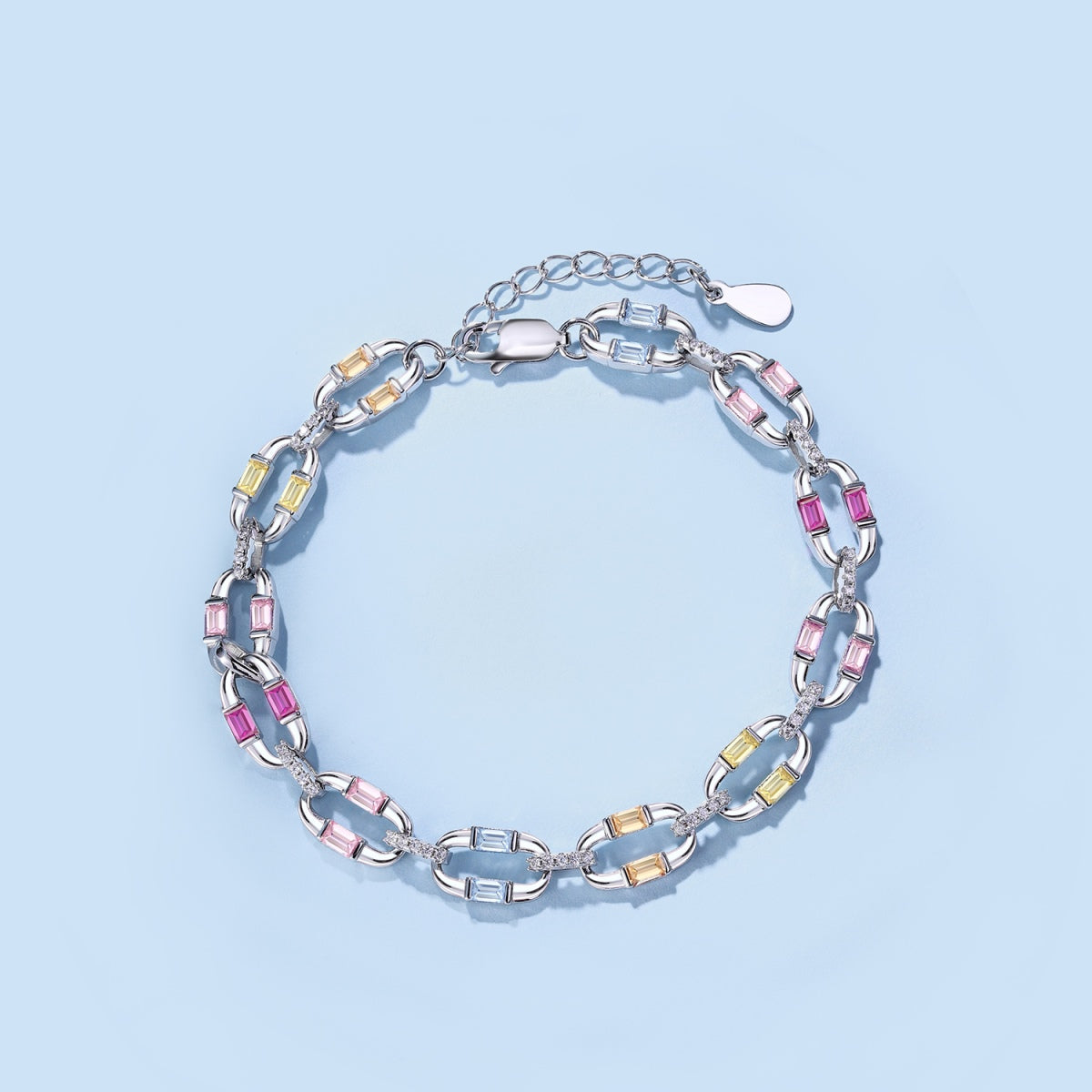 [Polaidi Jewelry]Dazzling Colorful Daily Bracelet