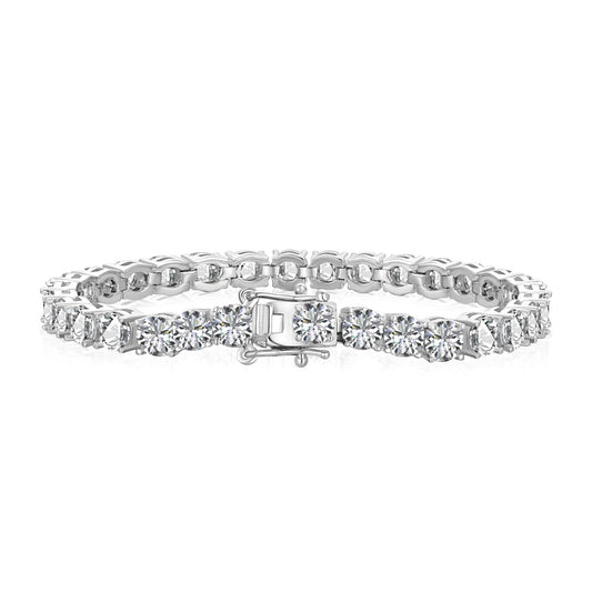 [Polaidi Jewelry]Ornate Sparkling Round Cut Wedding Bracelet