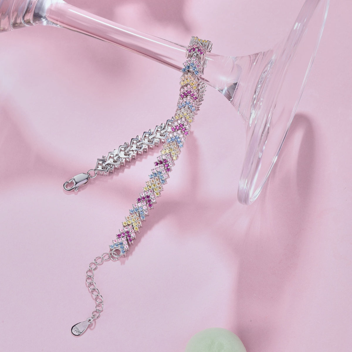 [Polaidi Jewelry]Ornate Sparkling Round Cut Party Bracelet