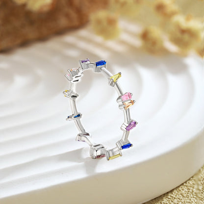 [Polaidi Jewelry]Unique Trapezoid Cut Daily Ring