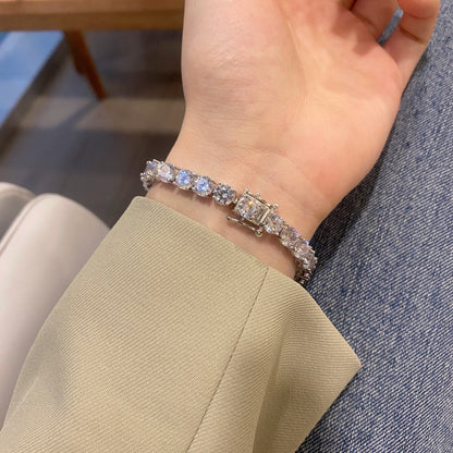 [Polaidi Jewelry]0.75 Carat Dazzling Round Cut Wedding Bracelet