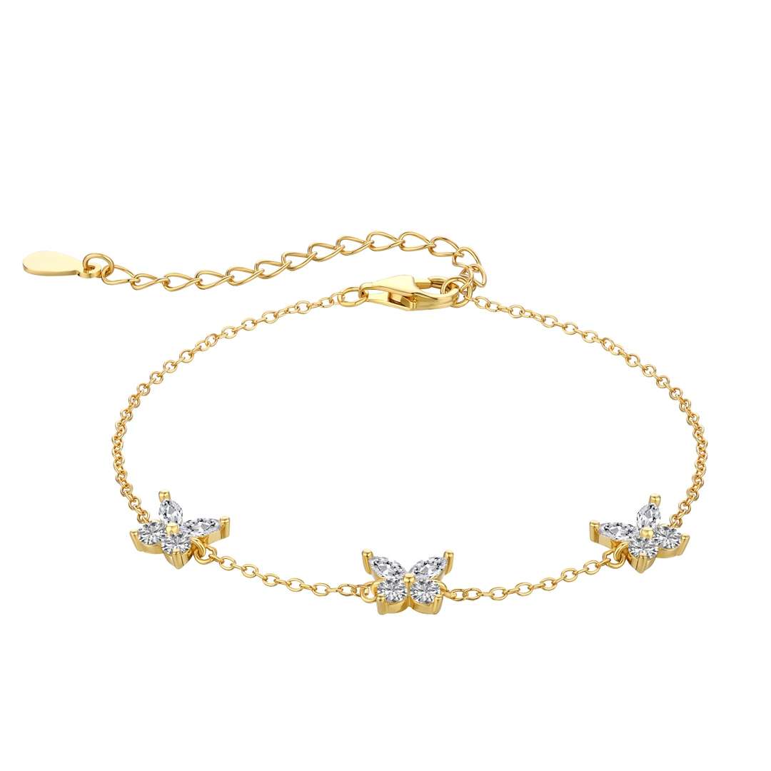[Polaidi Jewelry]Radiant Butterfly Shape Necklace