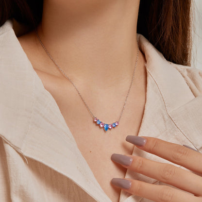 [Polaidi Jewelry]Dainty Colorful Heart Necklace